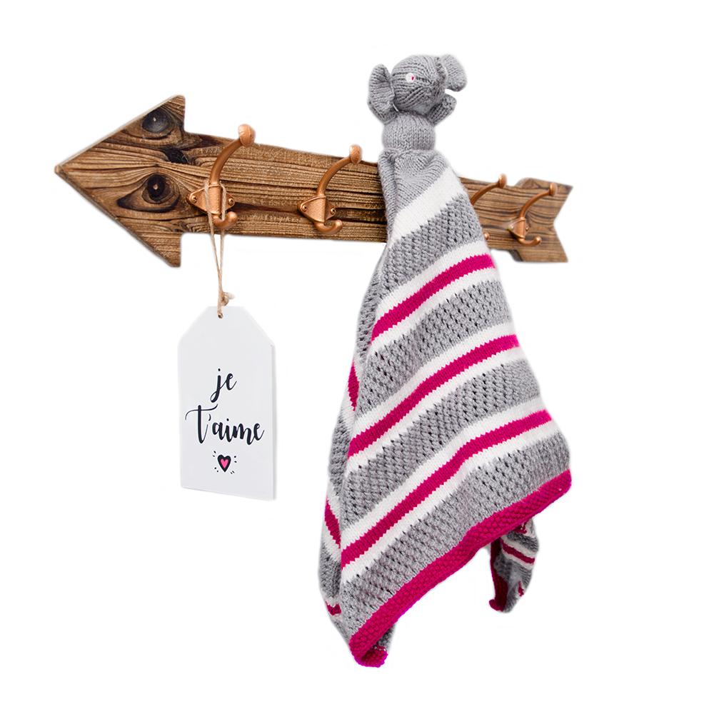 Doudou éléphant pour les tout p'tits