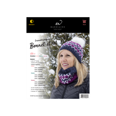 Ensemble jacquard Bonnet & Col