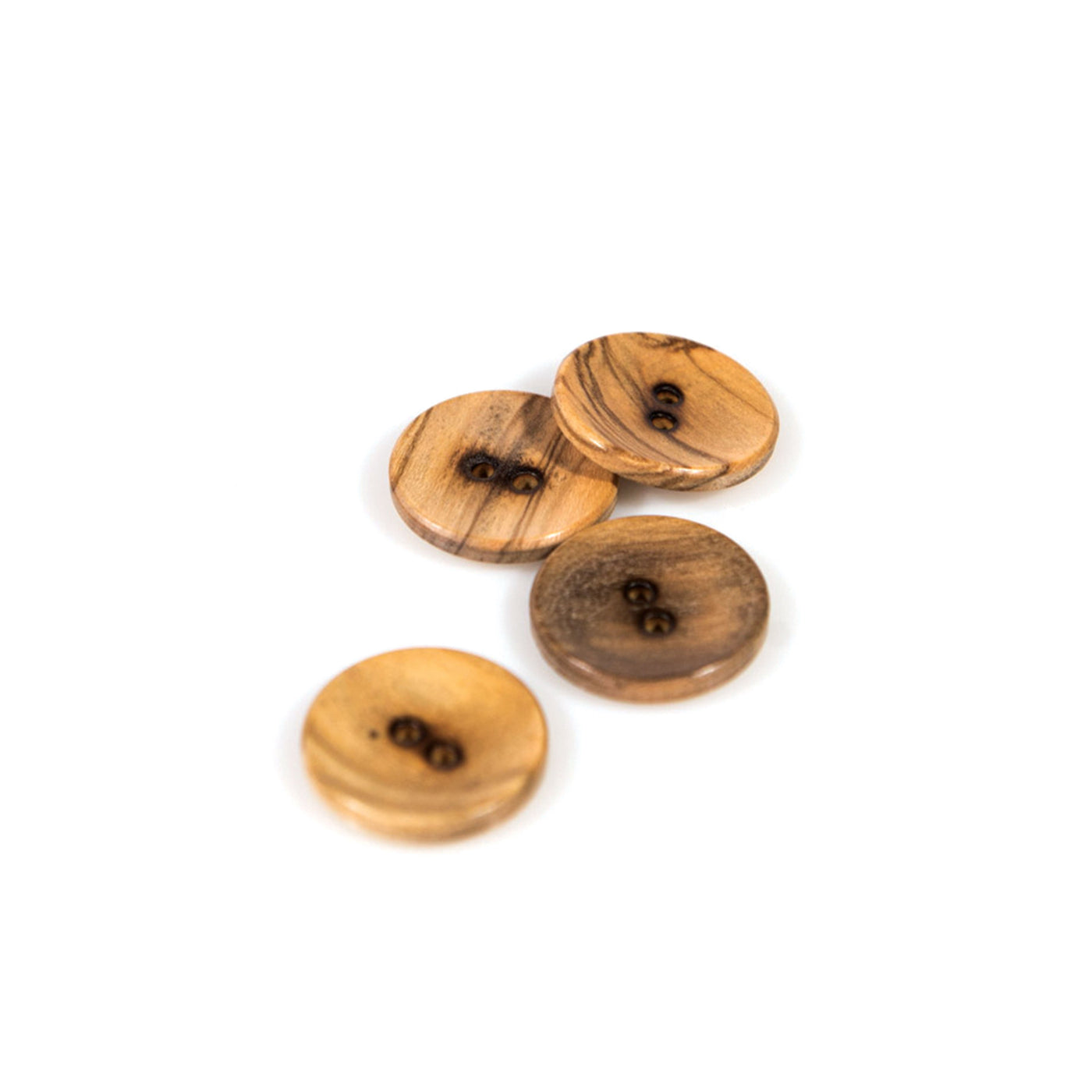 Boutons en bois naturel