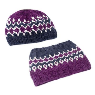 Ensemble jacquard Bonnet & Col