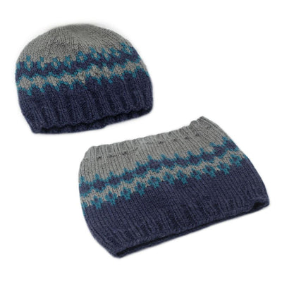 Ensemble jacquard Bonnet & Col