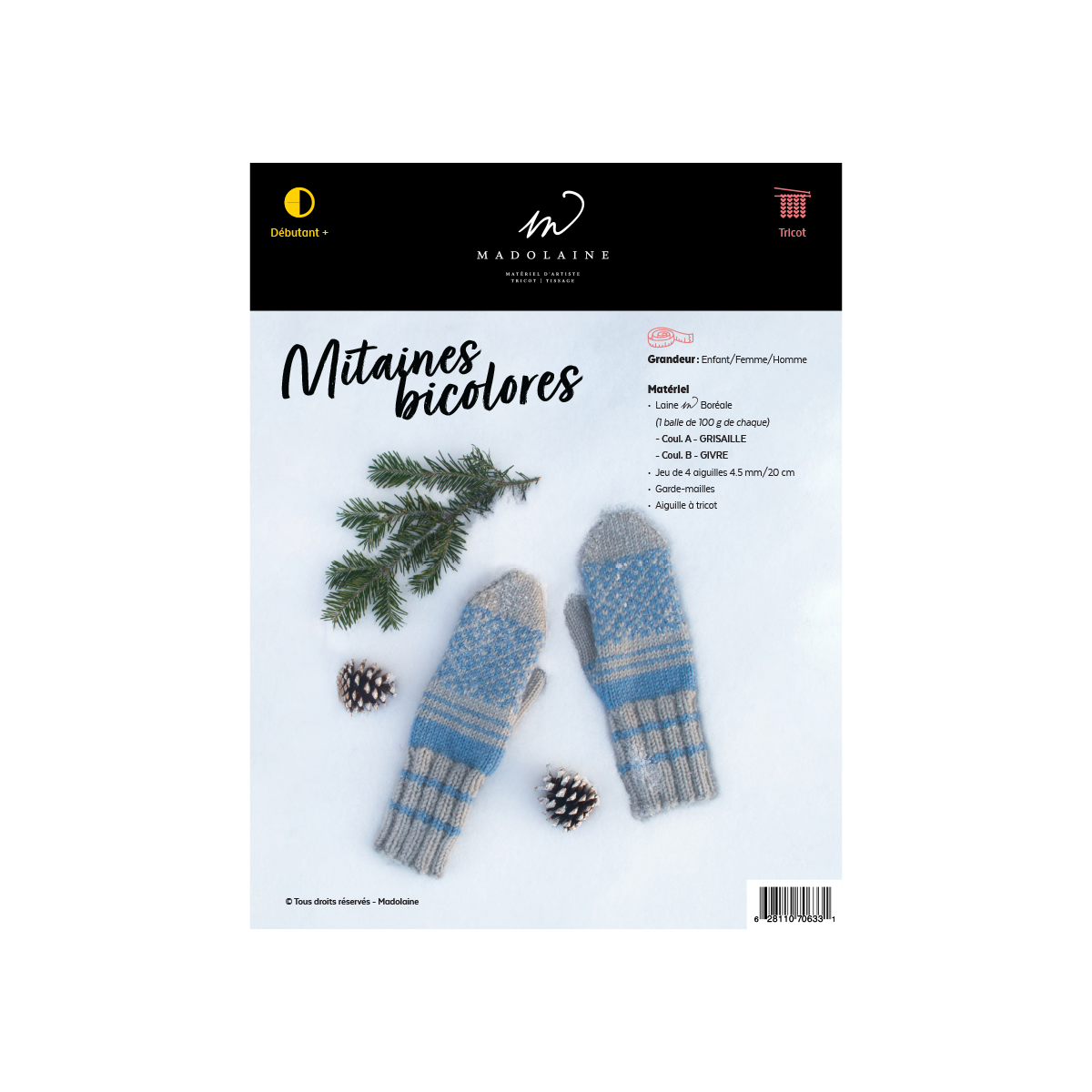 Mitaines Bicolores